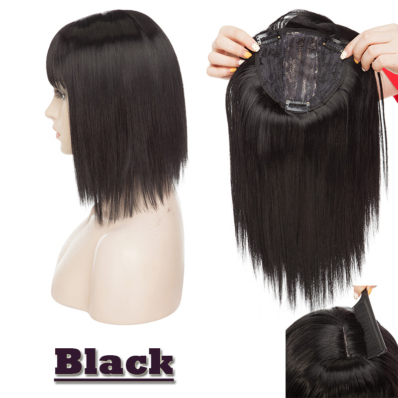 NEW Topper Toupee Long Thick Wavy Clip in Hair Extensions 22″ Hairpiece Thin US