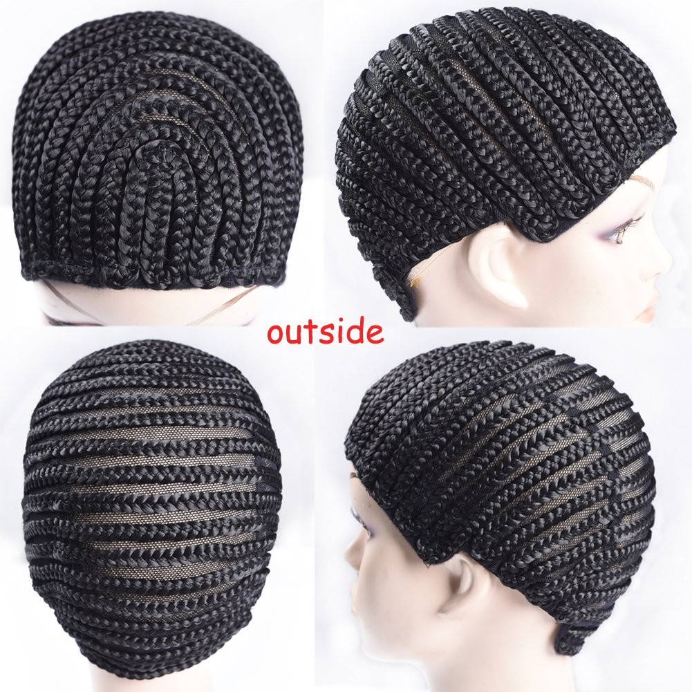 Refined Braided Wig Caps Crotchet Cornrows Cap For 1 Count (Pack of 1), 1pcs