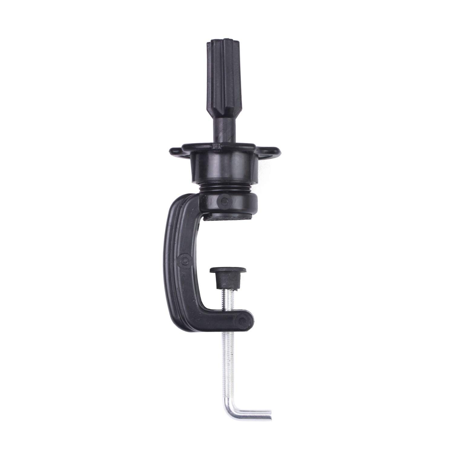 EERYA Wig Mannequin Head Stand Cosmetology Manikin 1 Count (Pack of 1), Black