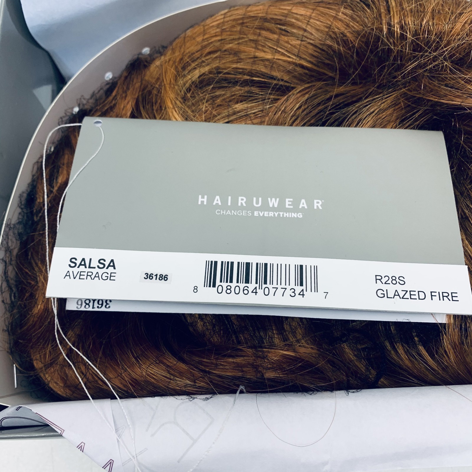 NEW Raquel Welch Salsa Wig – R28S Glazed Fire Color Average Cap Size