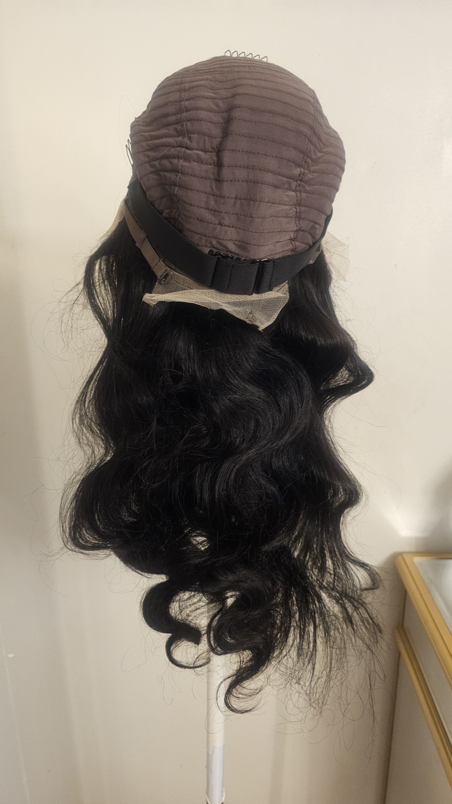 High Quality natural 24 ” straight 100% Virgin Human Hair Lace closure Wig.