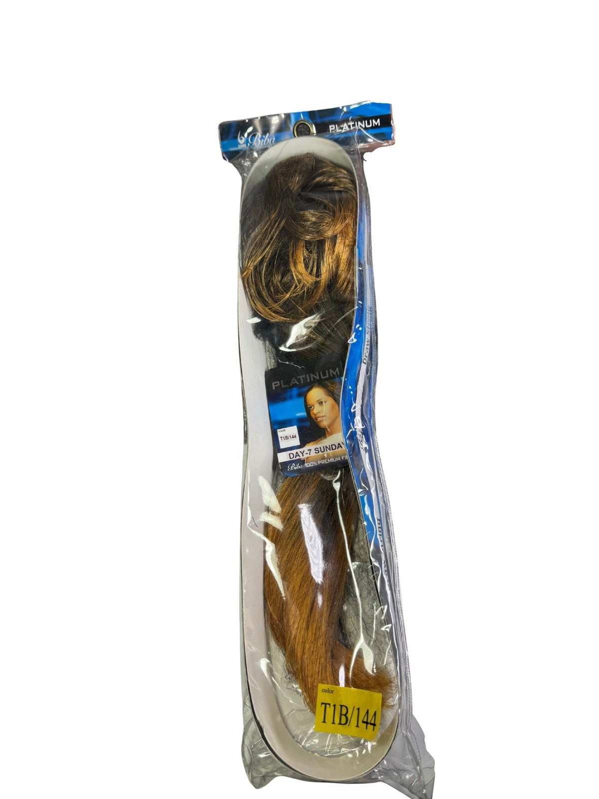 Biba 12” Platinum Draw String Pony Tail Hair Extensions – Day -7 Sunday T1B/144