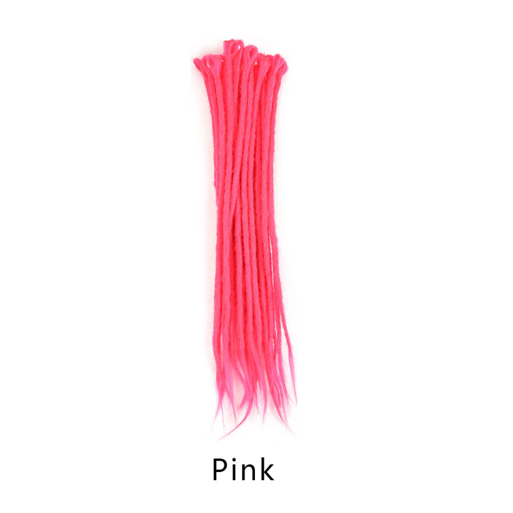 20in Ombre Dreadlocks Extensions Crochet Braiding Hair Dreads Locs Synthetic New