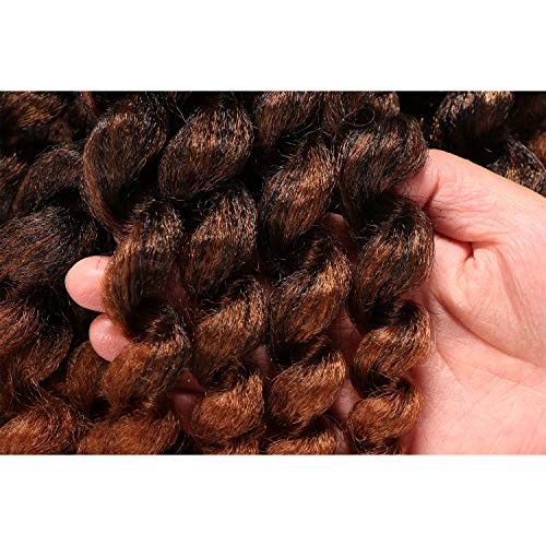 Jamaican Bounce Crochet Hair-4 Packs Deal 8 Inch 8 Inch (Pack of 4) T1B-30#