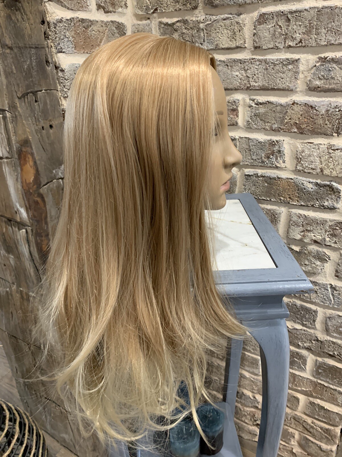 NWOT Silk Blondish Brown With Blonde Tips Wig #116