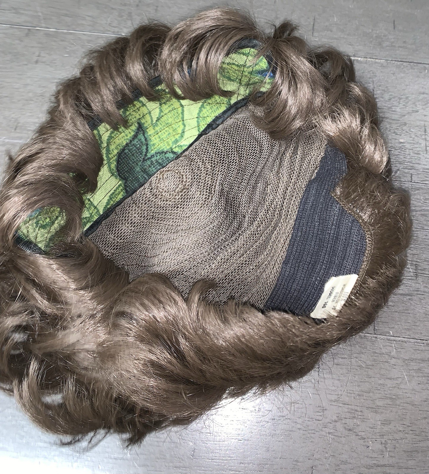 B9 VTG 70s WONDERLON 70 USA WIG HAIR PIECE LIGHT BROWN SHORT LAYERED BANGS ML100