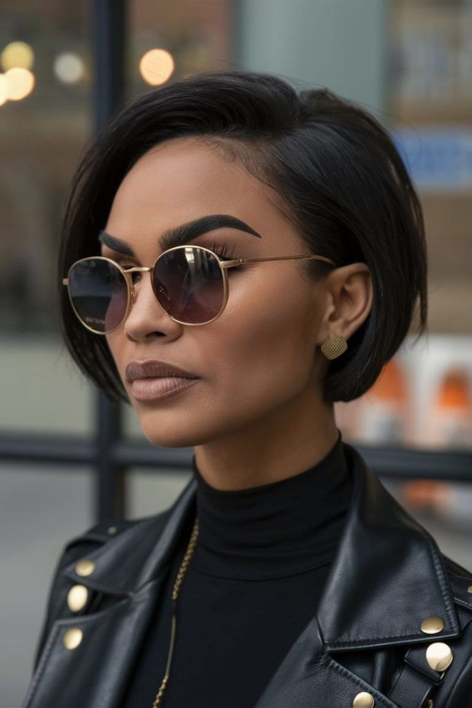 Short Layered Cut Bob Wigs Side Part 13×4 Lace Front Human Hair Wigs Pre Plucked