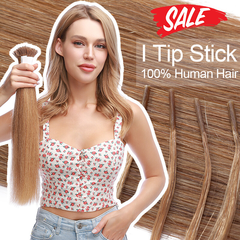 14″-24″ Pre Bonded Keratin Fusion Stick I-Tip 100% Remy Human Hair Extensions