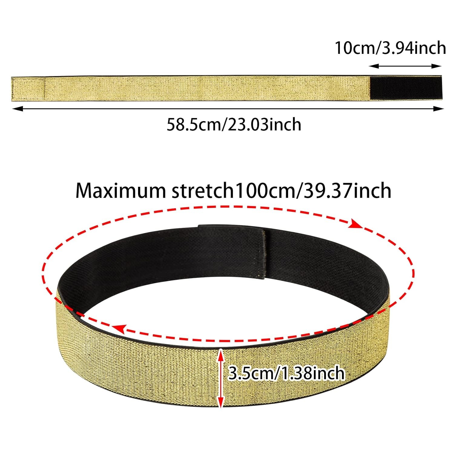 ONLYFU 8pcs Elastic Bands for Wig, Adjustable Lace Front Wig Edge Melting Bands
