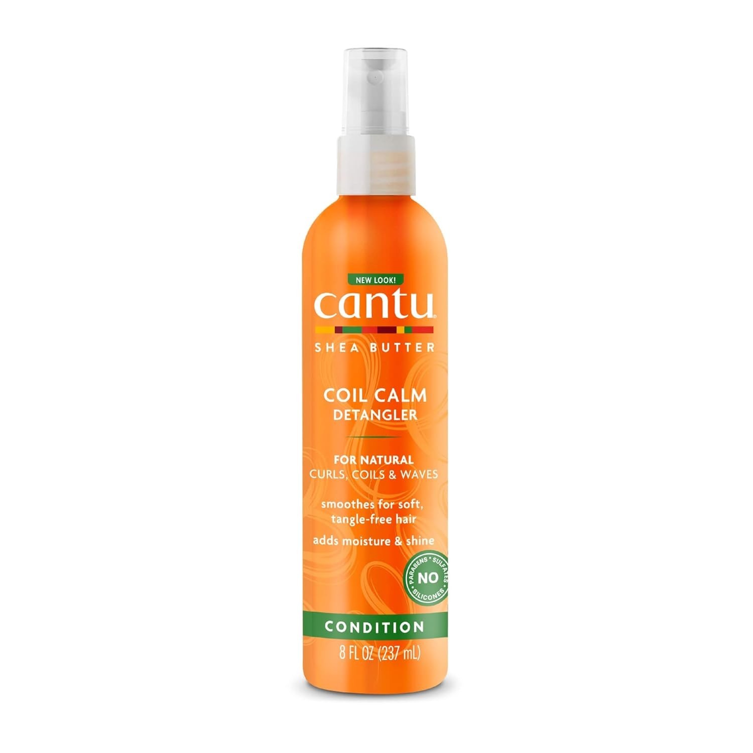 Coil Calm Detangler with Shea Butter & Coconut – 8 Fl Oz for Natural Hair