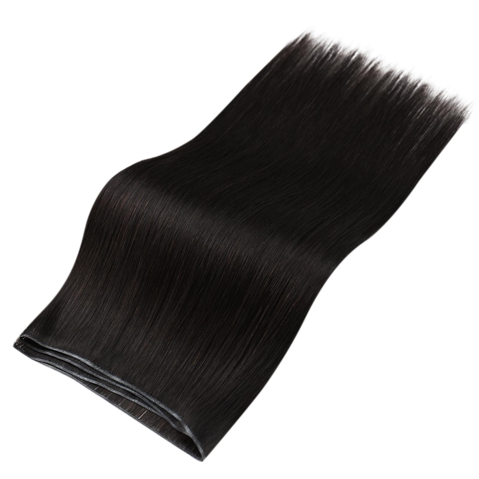 Ugeat Genius Weft Human Hair Extensions Dark Brown Genius Weft Hair Extension…