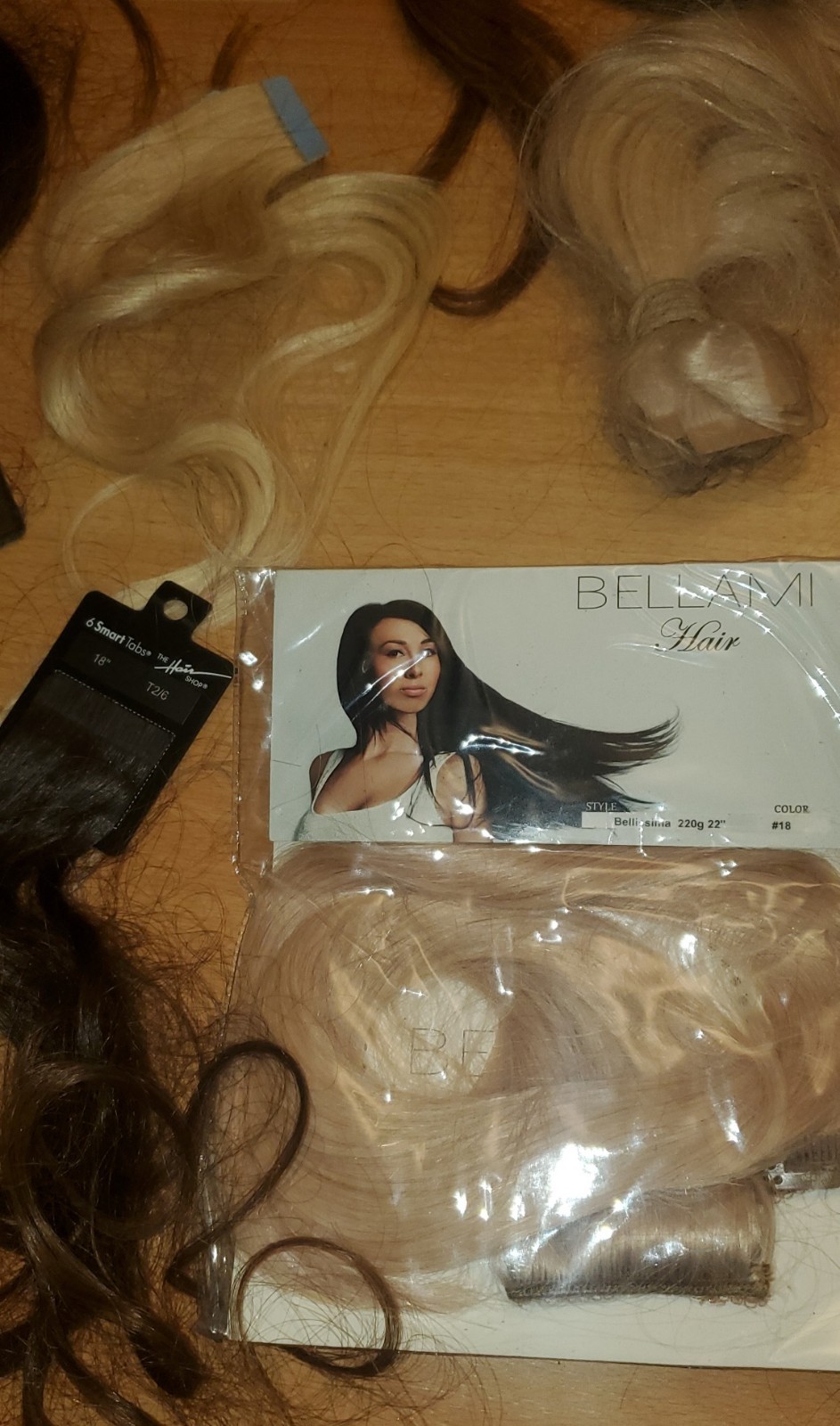 Bellami BELLISSIMA 22″ hair extension PLUS numerous hair extensions and natural