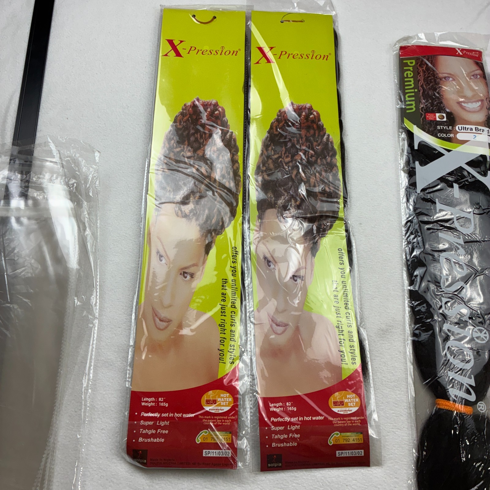 Mixed Lot 5 X-pression Premium 82″ Long Ultra Braid Hair & Mambo Faux Locs