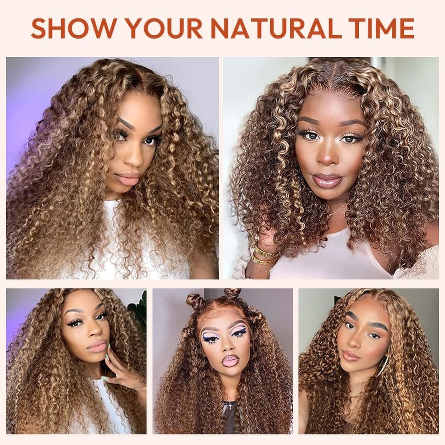 Deep Wave Bob Wig Human Hair Wear and Go Glueless Highlight 5×5 HD … Fast Ship
