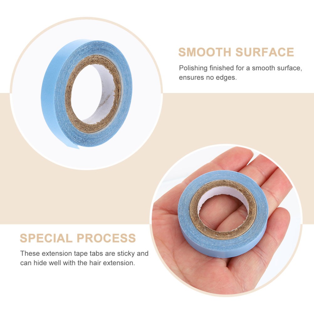 Adhesive Lace Wig Tape Roll Blue Double Sided Tape for Secure Hair Attachment