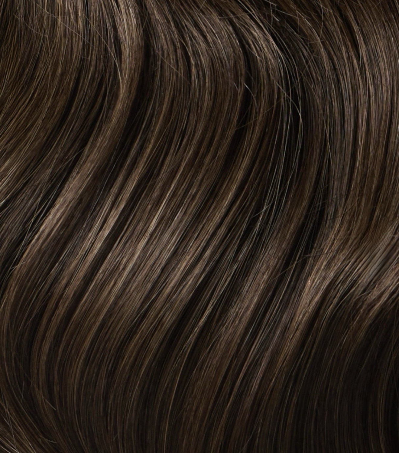 HIDDEN CROWN TOPPER RICH CHOCOLATE BROWN #3