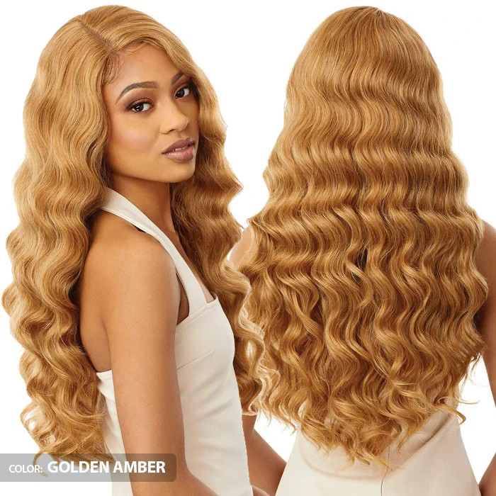 ISLA- Outre Synthetic Pre-Plucked I-Part HD Swiss Lace Front Wig