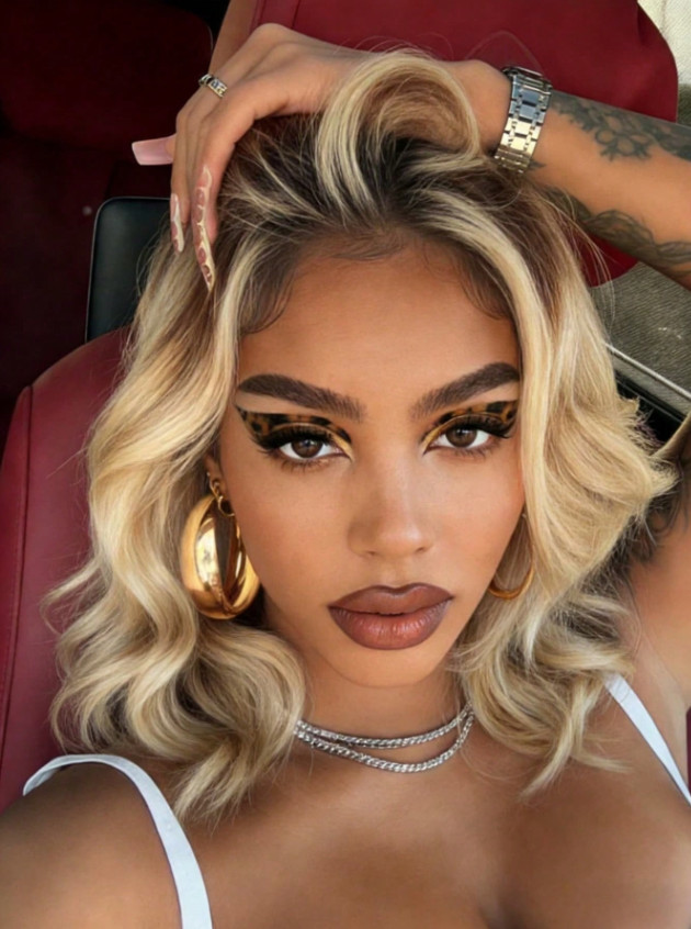 Lace Front Wig Bob Body Wave Human Hair Ash Blonde Highlight Wig Elegant Casual