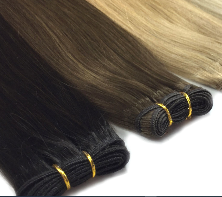 50g Weft Sew In Full Head Weft Human Remy Hair Weave Weft Extensions 30-70cm