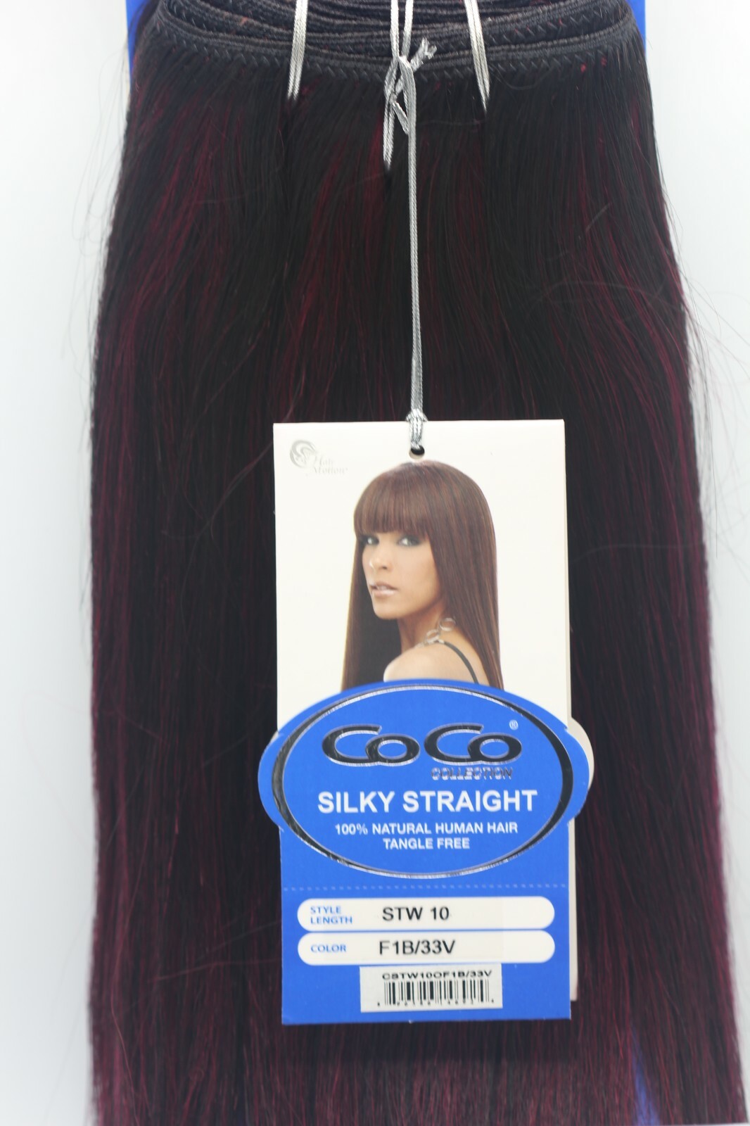 CoCo Tangle Free 100% Natural Human Hair Silky Straight STW10/F1B/33V ~ H8