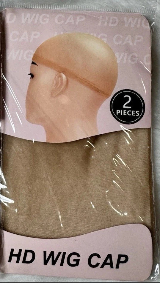 HD Wig Cap for Lace Front Wig Breathable 2 Pieces – One Size Fits All Washable