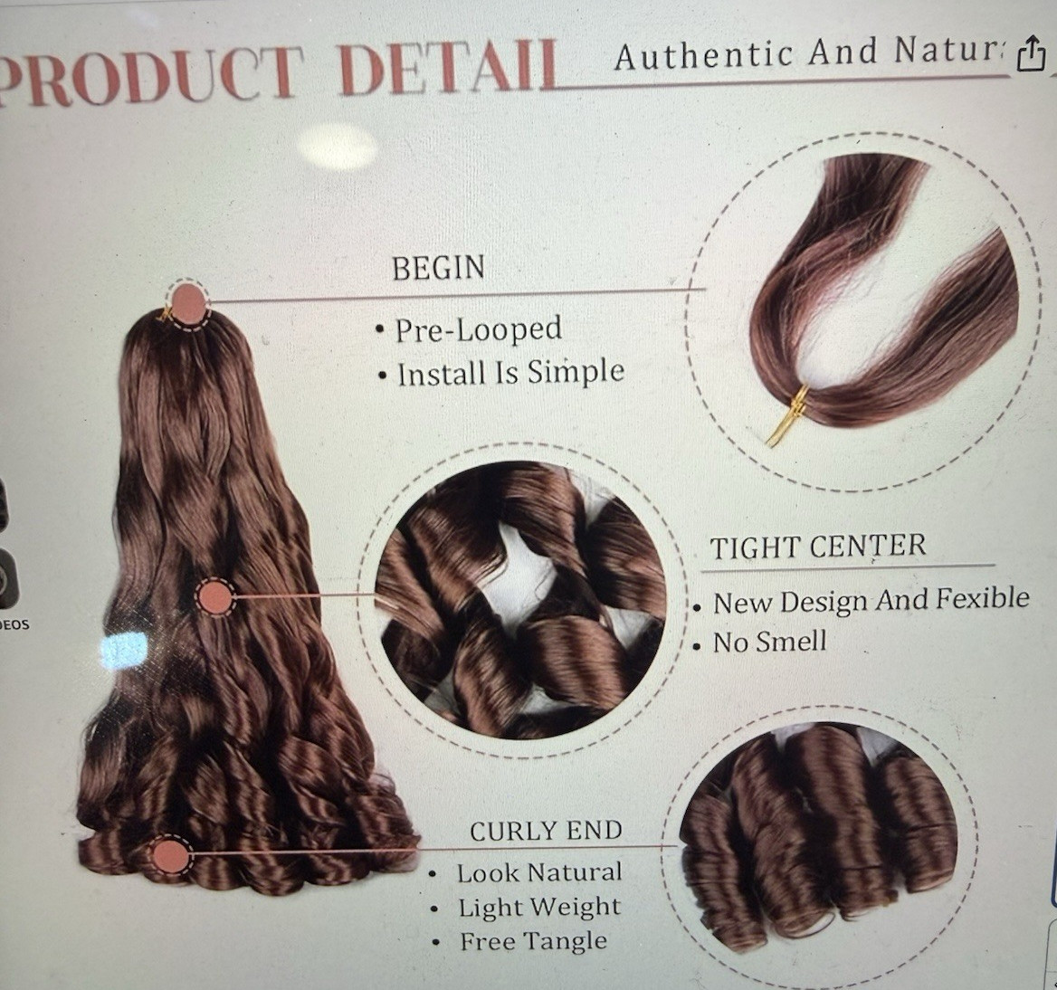 French Curl Braiding Hair 24 Inch 5 Packs Loose Wavy Braiding Hair Color #33