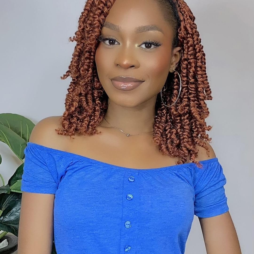 Miss Sula Pre-Twisted Passion Twist Crochet Braid Hair – Soft & Tangle-Free
