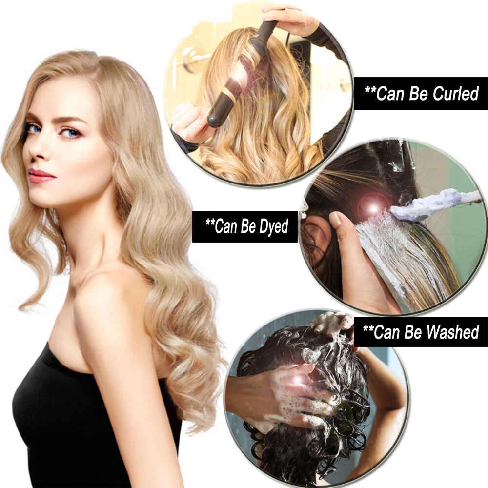 Highlight Clip In 100% Remy Human Hair Extentions 8PCS Full Head CLEARANCE Weft