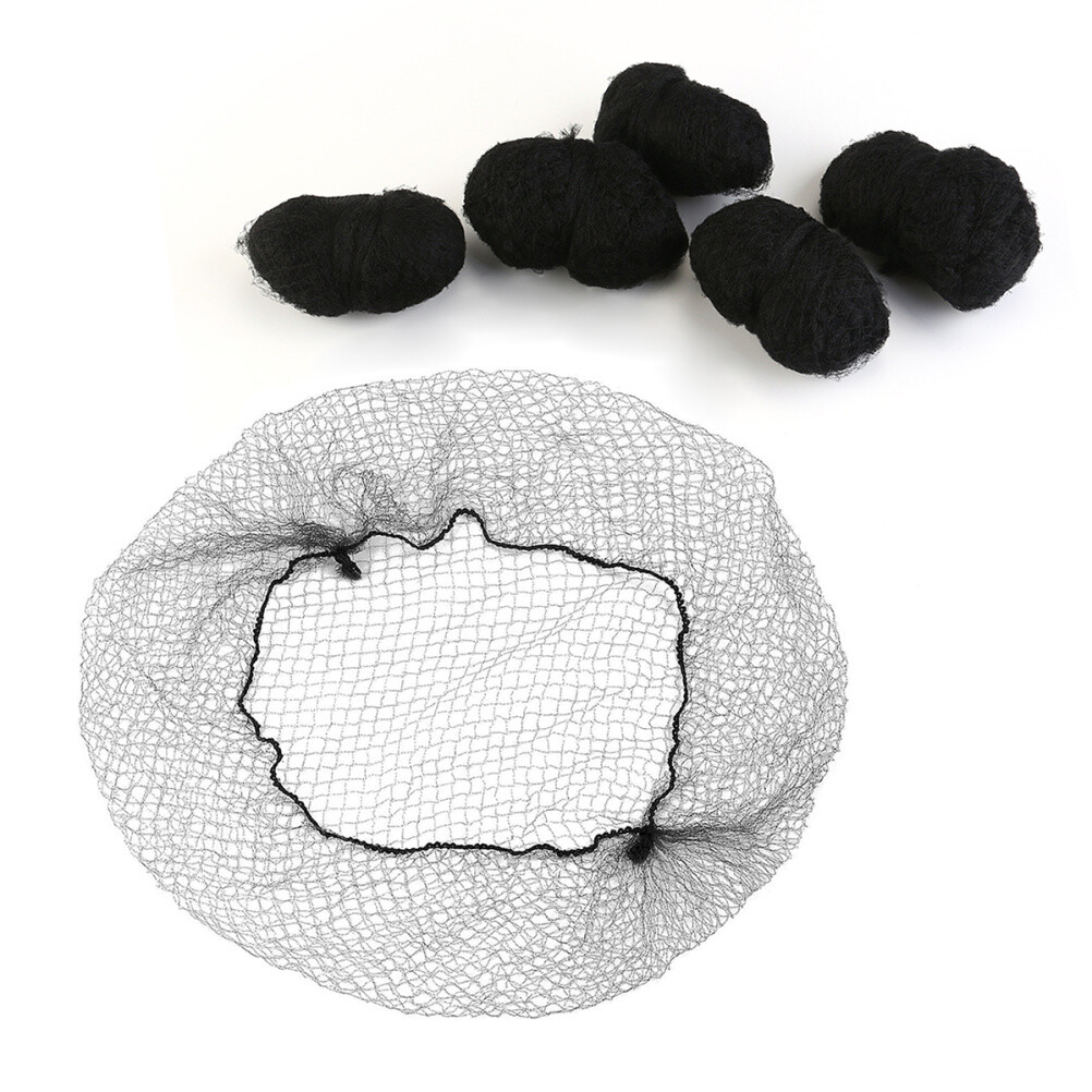 100PCS Hair Nets Hairnets for Work Catering Food Production Elastic to Sleep