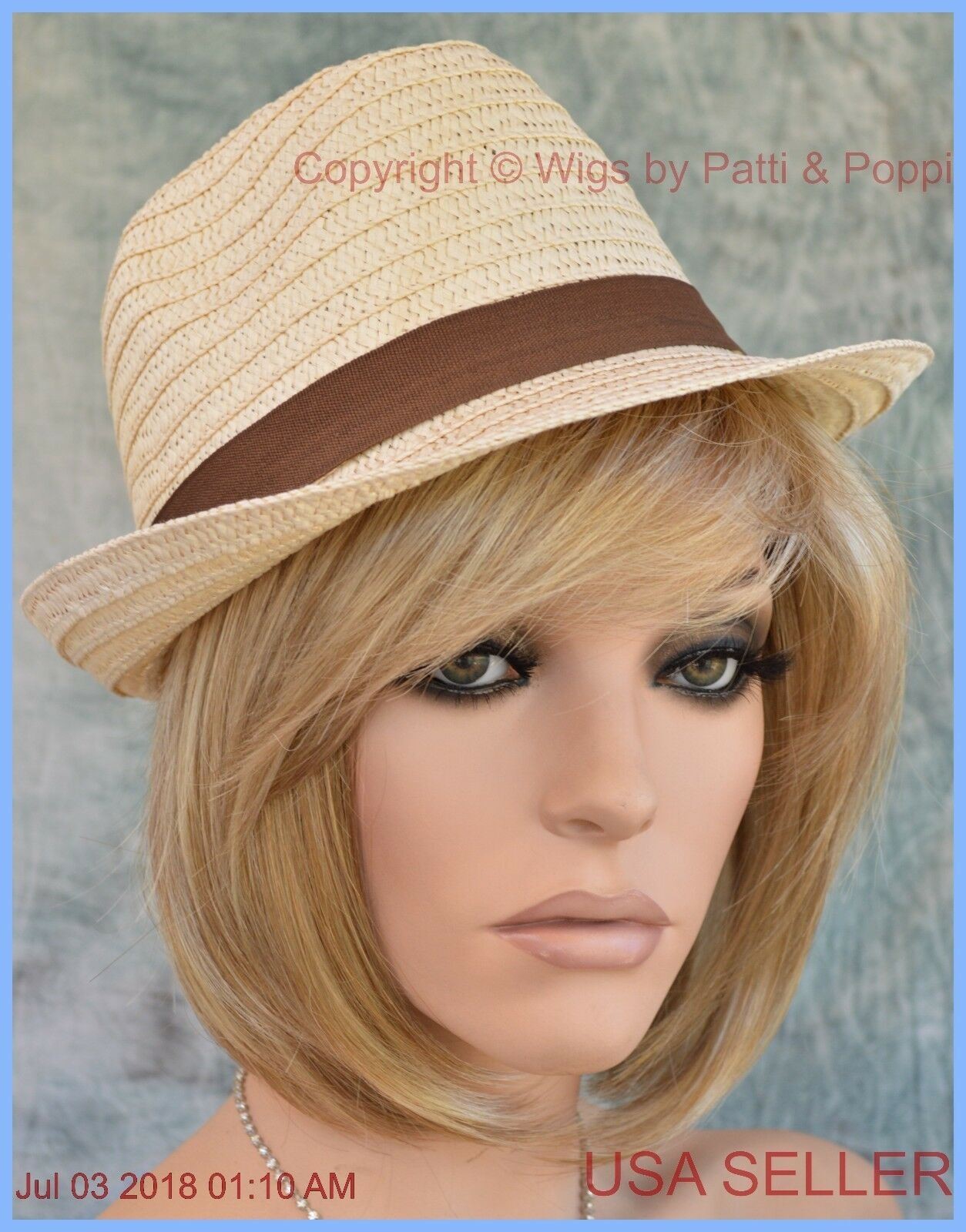 “CAMERON” RENE OF PARIS HI FASHION WIG Creamy Toffee R CLASSY BOB STYLE