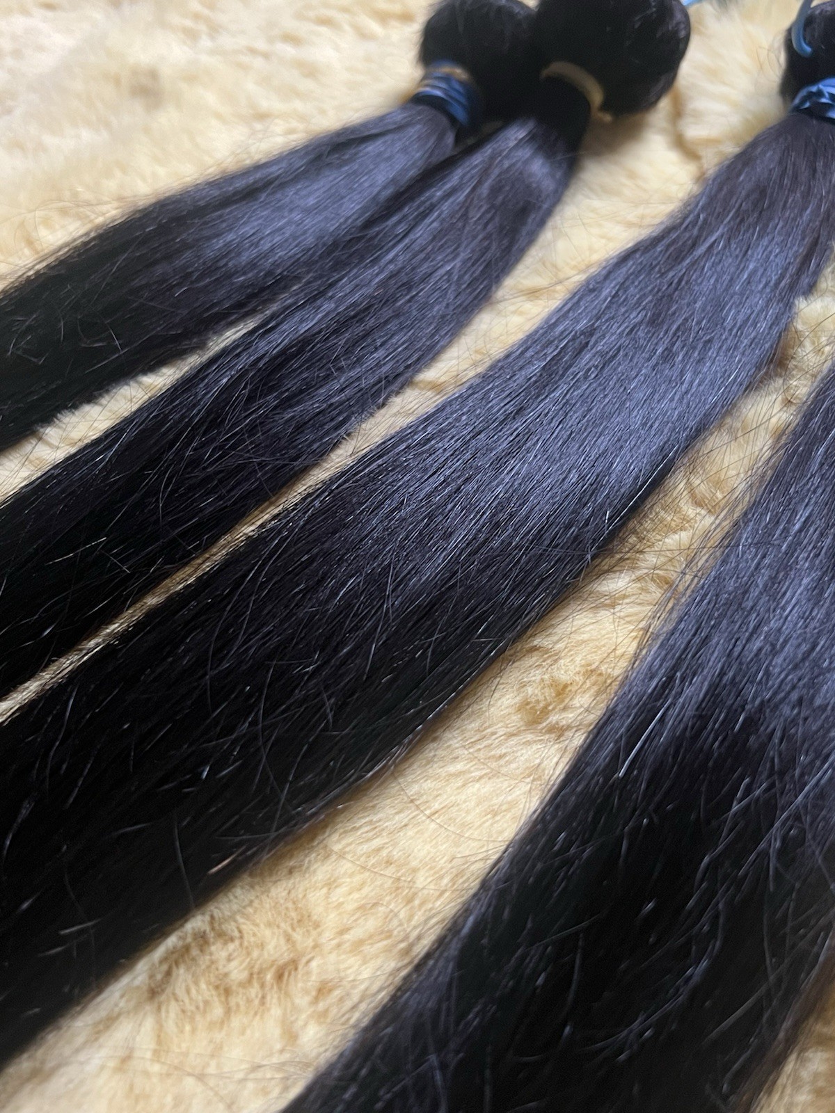 4 Bundles Virgin Straight Human Hair 26 28 28 30” | Thick Ends | Silky Soft |