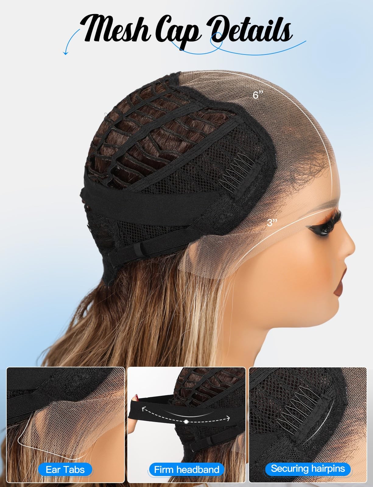 Haircube 136 Glueless Lace Front Wavy Wig 26 Inch Lace Synthetic Wigs For Women