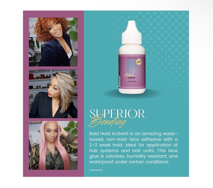 The Hair Diagram Adhesive Glue 1.3 oz Invisible Bonding Humidity Resistant