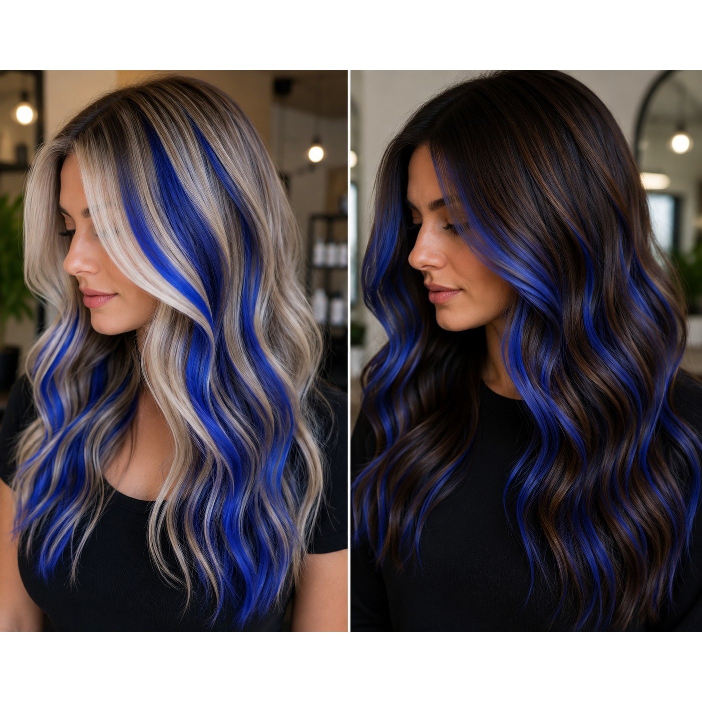Hotheads X132 Fantasy Hair Extensions 12 Pcs Tape 16″-18″ Color HB13 Ocean Blue