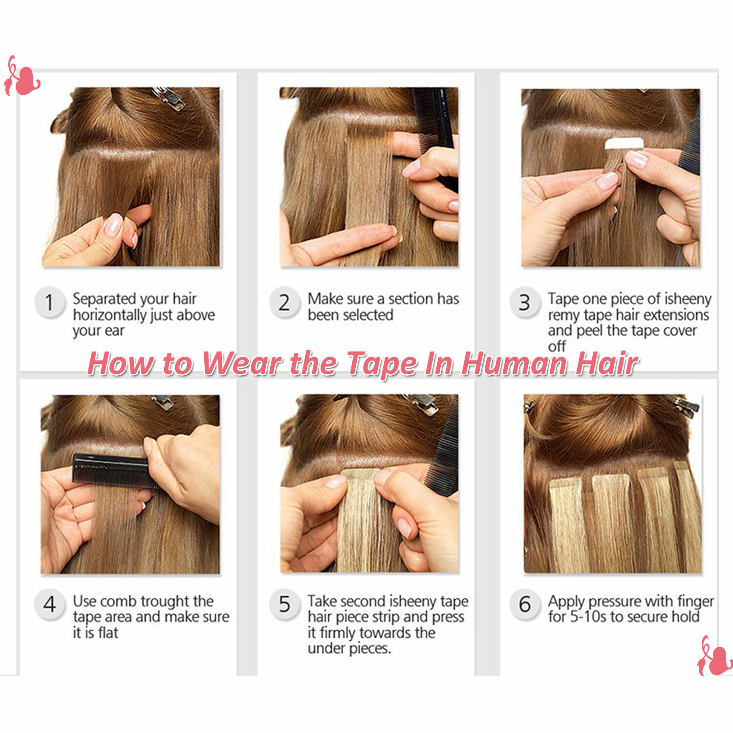 20/40/60PCS THICK Tape In 100% Remy Human Hair Extensions Russian Skin Weft GREY