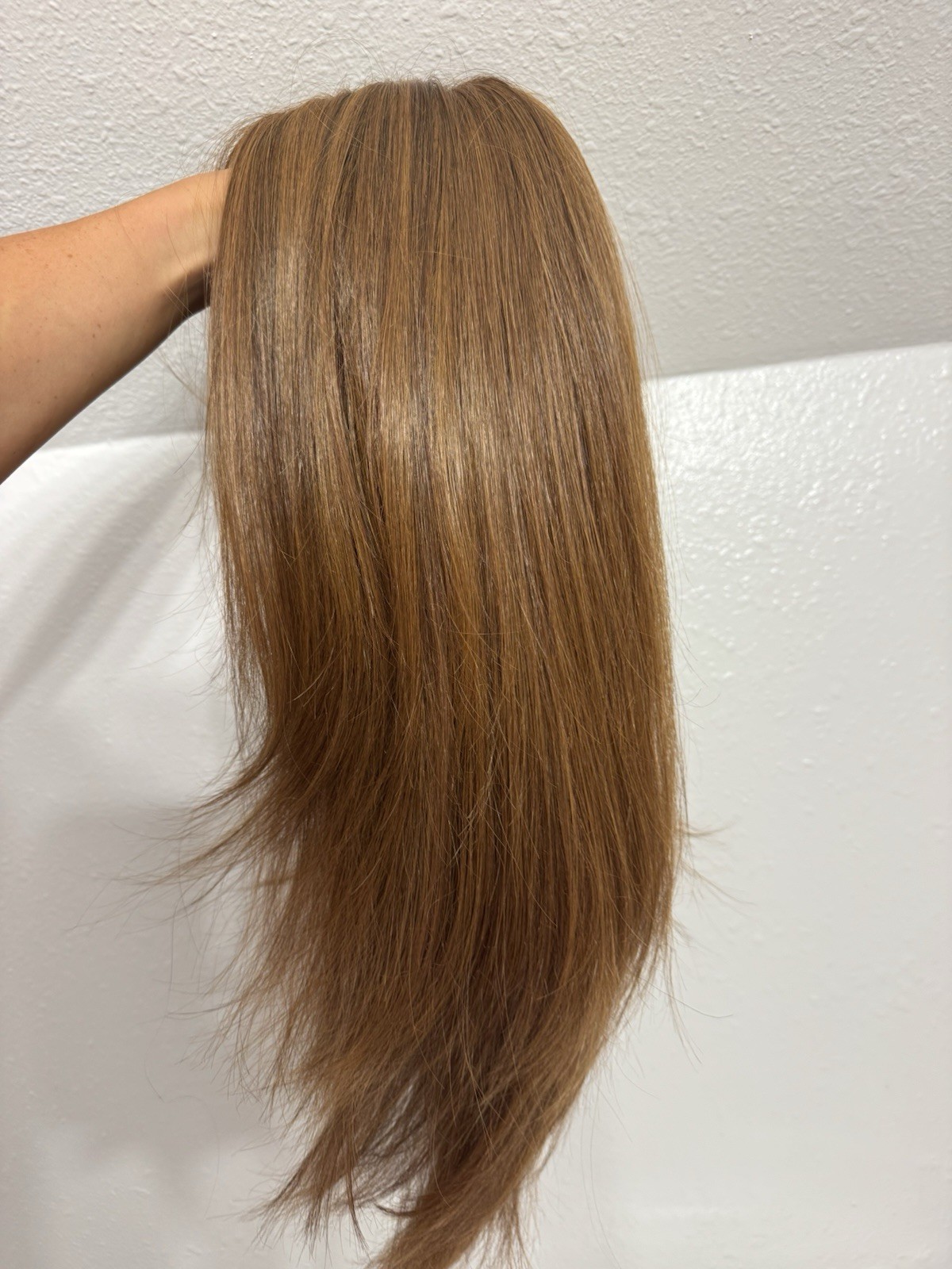 TressAllure Glam Wig 27/30/33H Auburn Blend Lace Front Mono Top