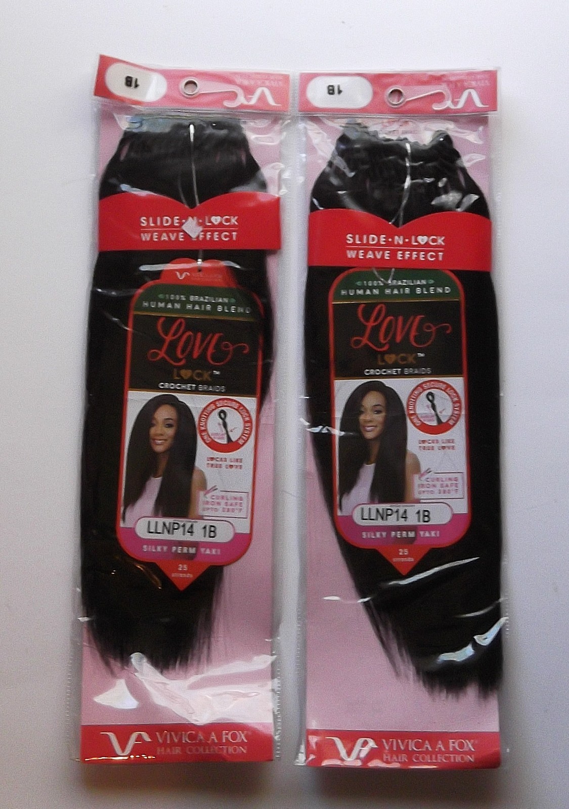 2 packs Vivica A Fox Silky Perm Yaki Straight REMI Human Hair 16 inch Extensions