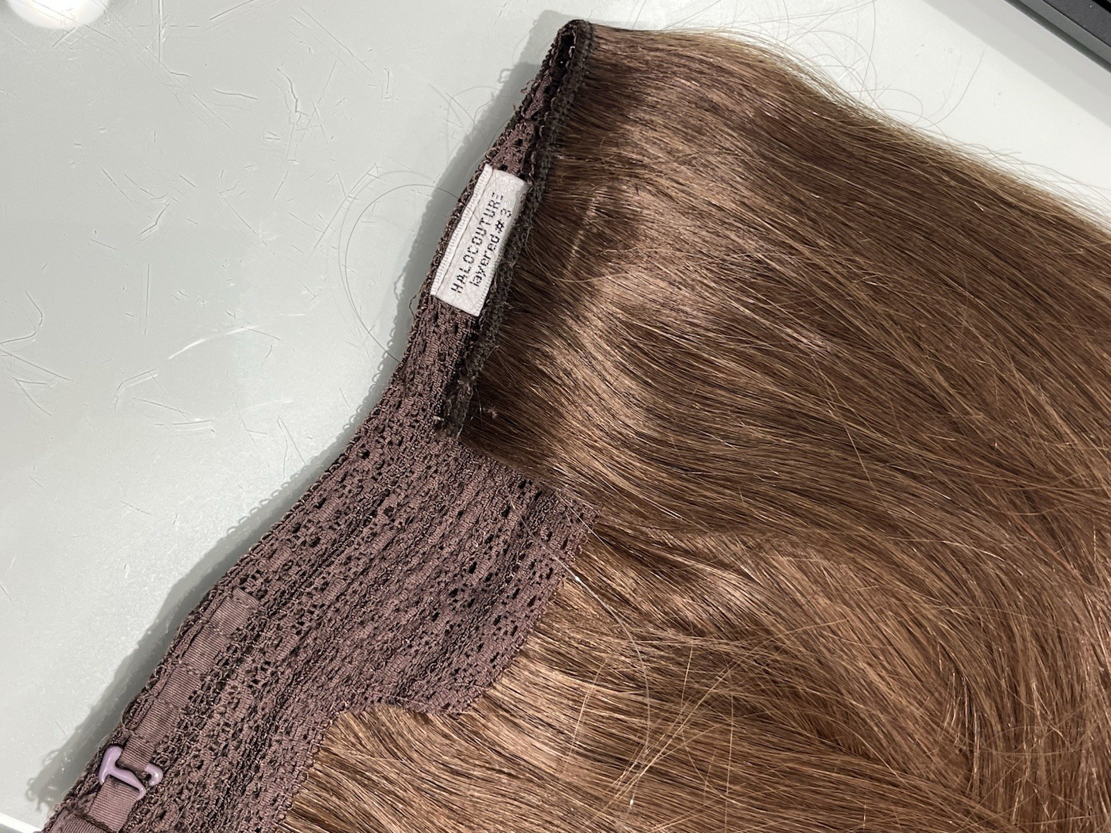 HALOCOUTURE Original Layered Human Hair Extension 18” COLOR 3 Medium Dark Brown