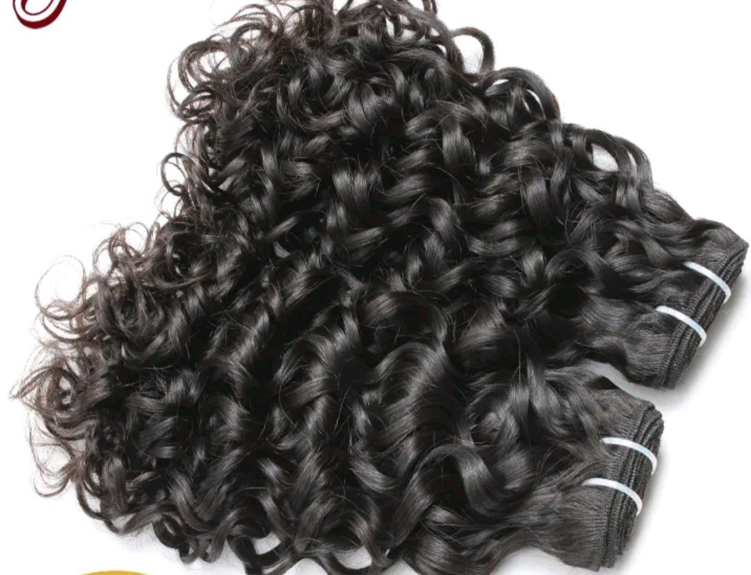 12A RAW CAMBODIAN VIRGIN HUMAN HAIR WATER WAVES 14+16+18INCHES 3BUNDLES 300g 1B#