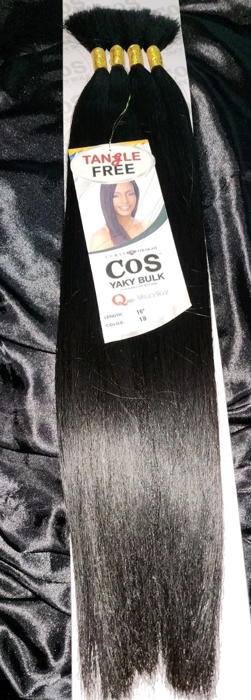 Milky Way 100% Human Hair Master Mix Braiding Hair 16″ or 18″ Pick your Color