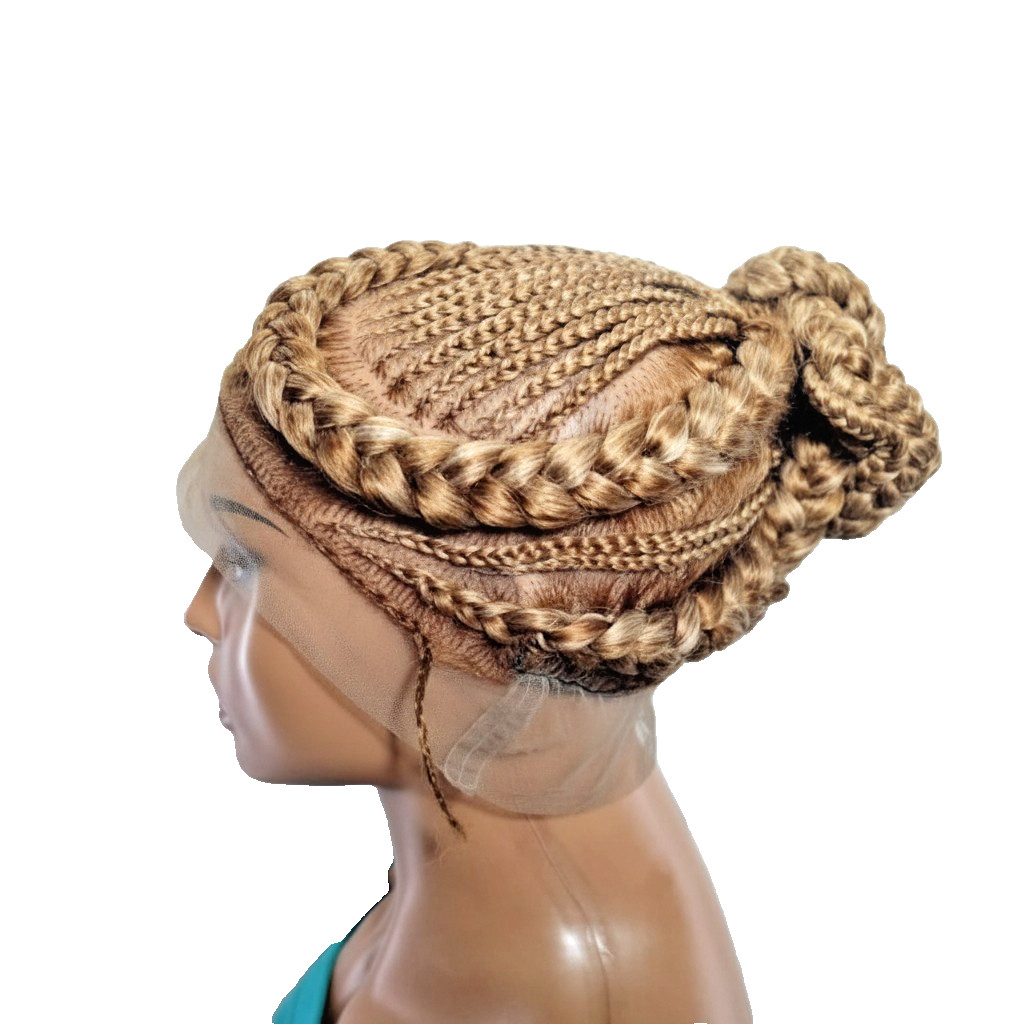 Braided Wig. Large Cornrow Braids. Full Lace with baby hair
