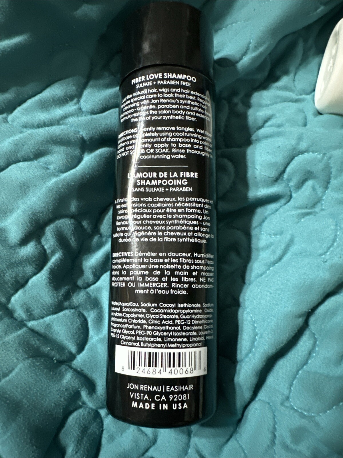 JON RENAU Fiber Love Cleanse 1 Shampoo 8.oz Synthetic Wigs & Toppers Free Ship