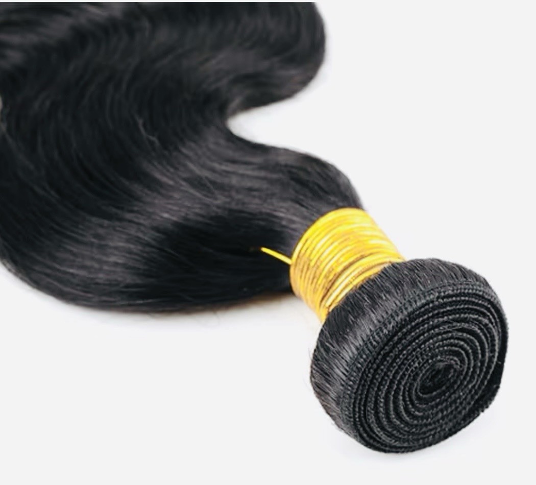 Body Wave Human Hair Style Extension Size 14” Natural Color Black A3 New