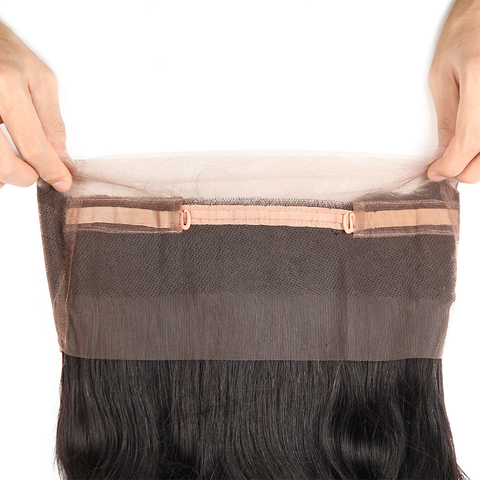 360 Body Wave Natural Color Closure 100% Human Remy Hair 22″x4″x”2″ (10″-20″)