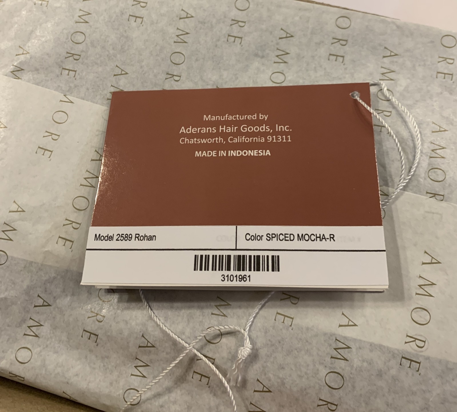 Rohan by Amore wig in Spiced Mocha R