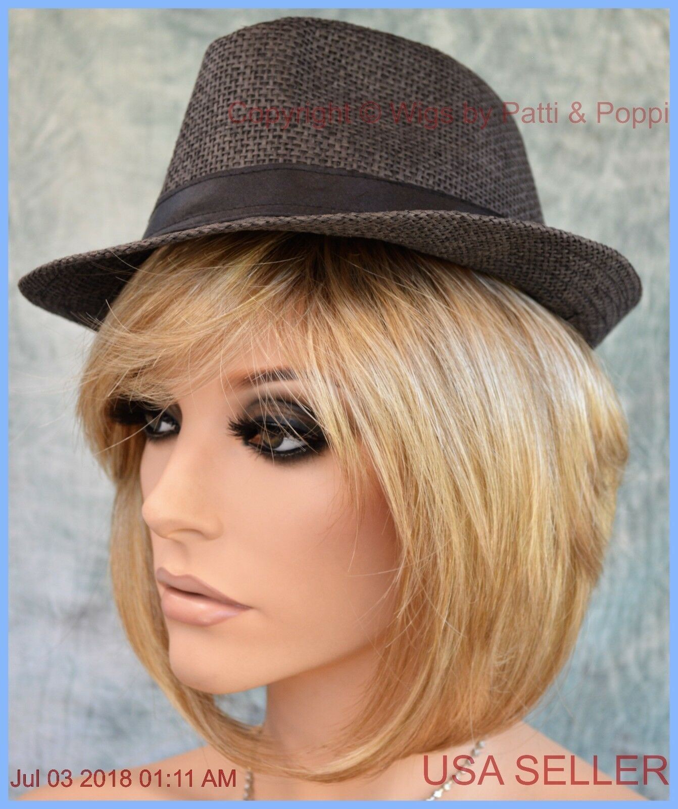 “CAMERON” RENE OF PARIS HI FASHION WIG Creamy Toffee R CLASSY BOB STYLE