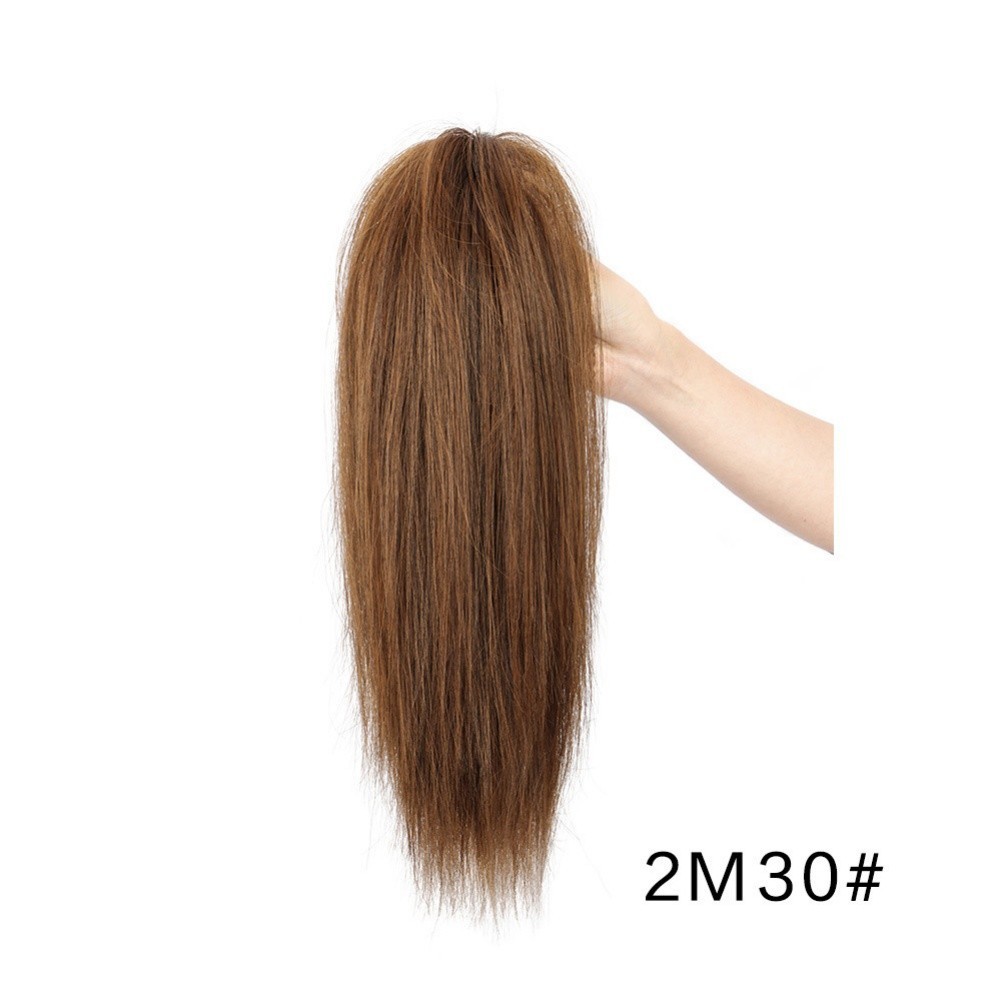 Synthetic Hair Ponytail Extensions Half Up Waterfall 35cm High Temperature Wire