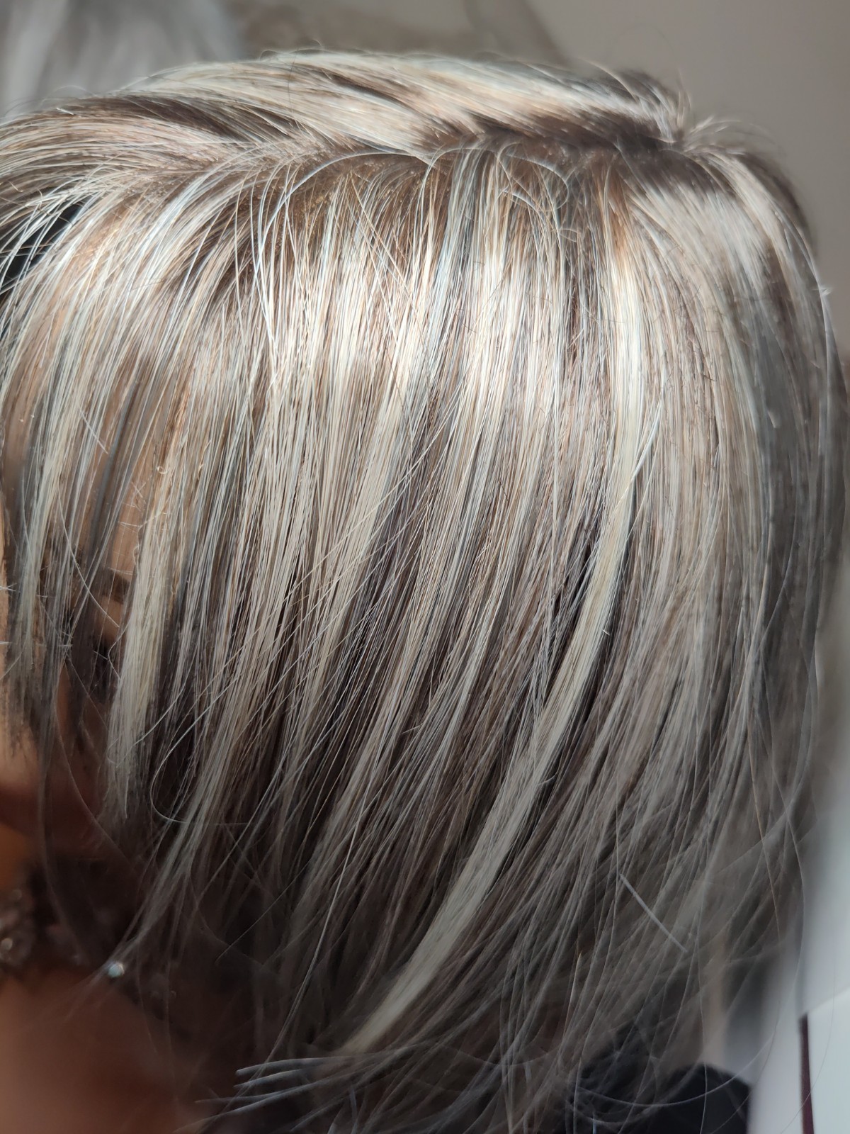 Wigs For Every Woman Exclusive Grey Long Layered Heat Friendly Synthetic Wig