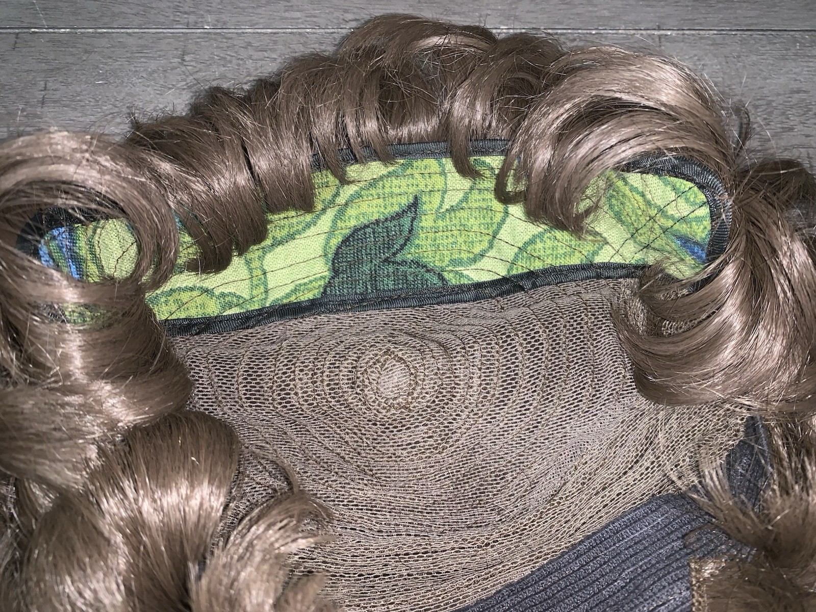 B9 VTG 70s WONDERLON 70 USA WIG HAIR PIECE LIGHT BROWN SHORT LAYERED BANGS ML100