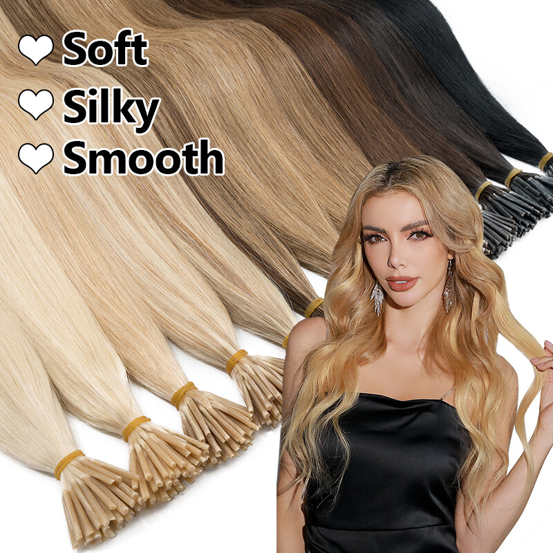 Stick I Tip Micro Loop Link Beads Remy Human Hair Extensions Thick 0.5G/S 1G/S